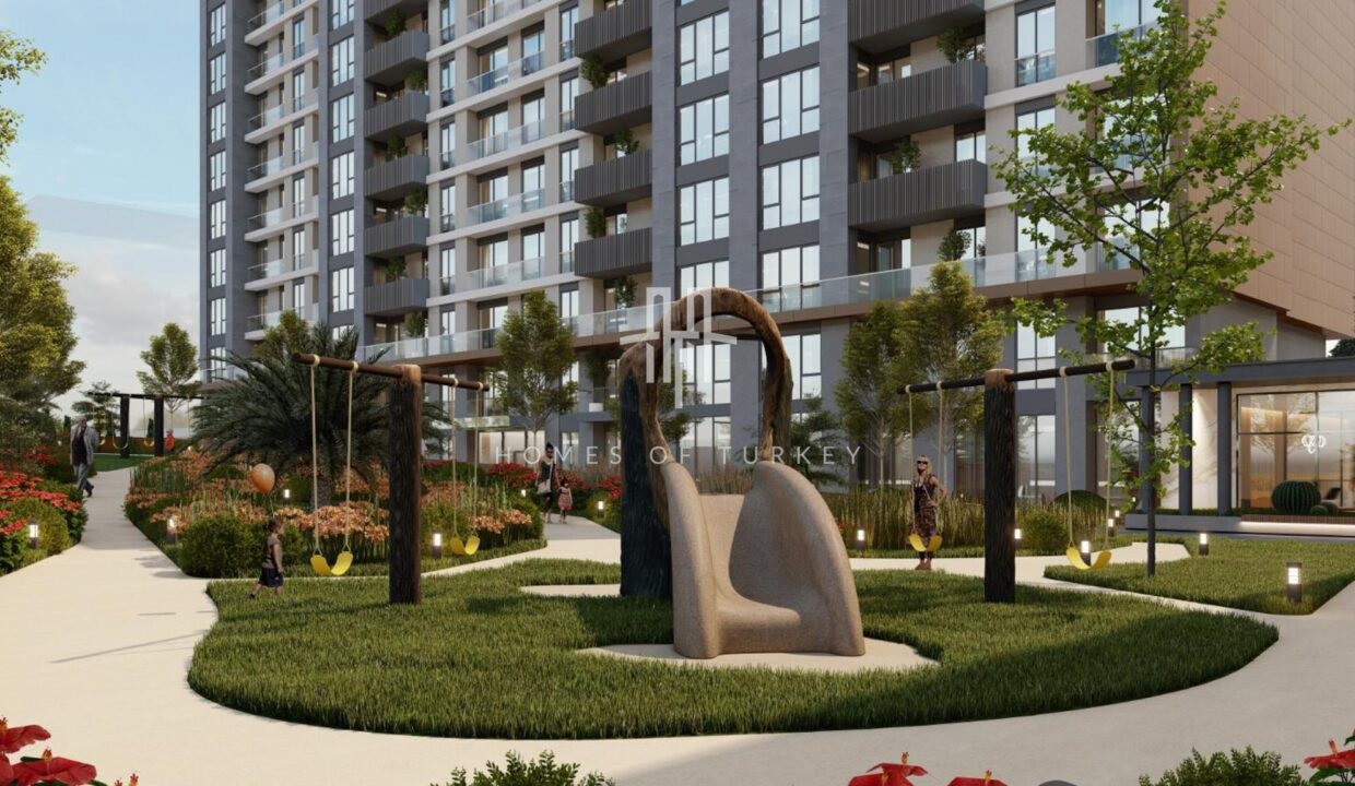 Bagcilar, Modern Flats for Sale in a Secure Site on Basın Ekspres Street 9
