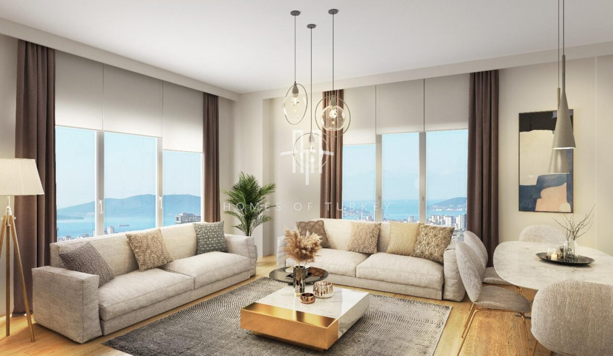 Flats for Sale in Installments with Princes’ Islands View in Kartal, Istanbul 7