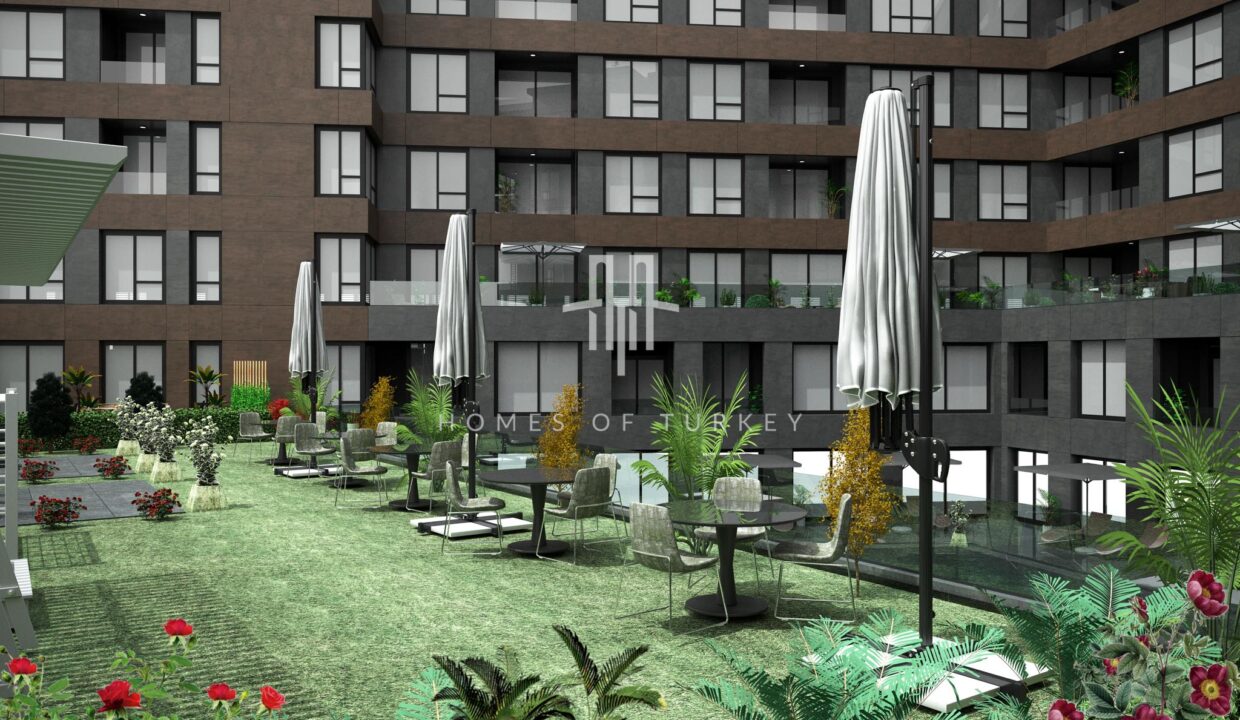Ready for Residence Flats for Sale in Installments with Forest Views within a Site in Eyüpsultan 10