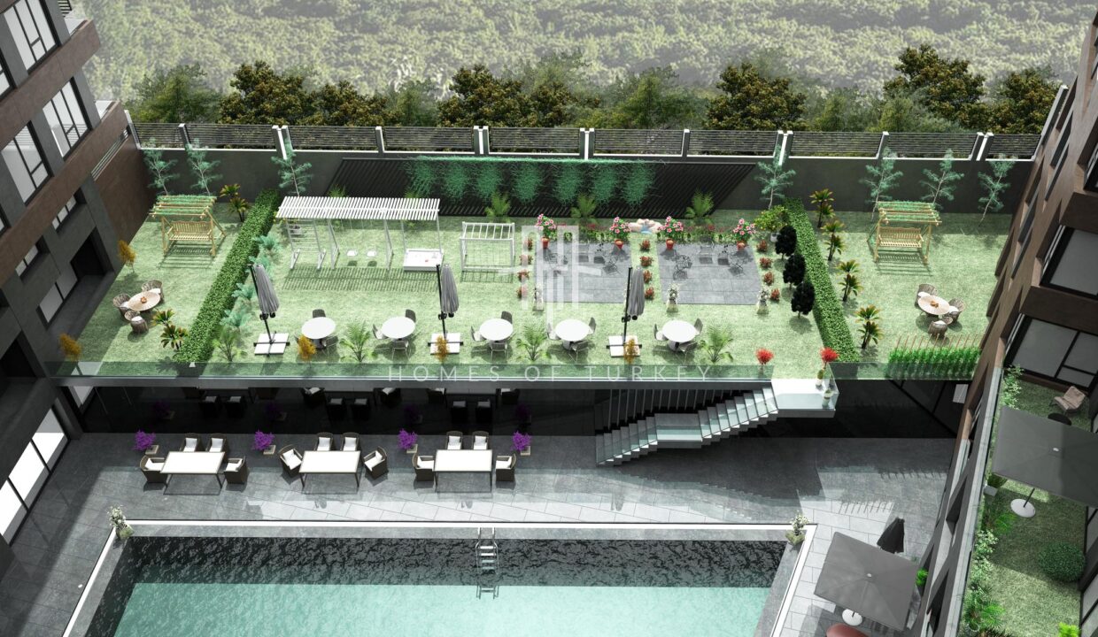 Ready for Residence Flats for Sale in Installments with Forest Views within a Site in Eyüpsultan 11