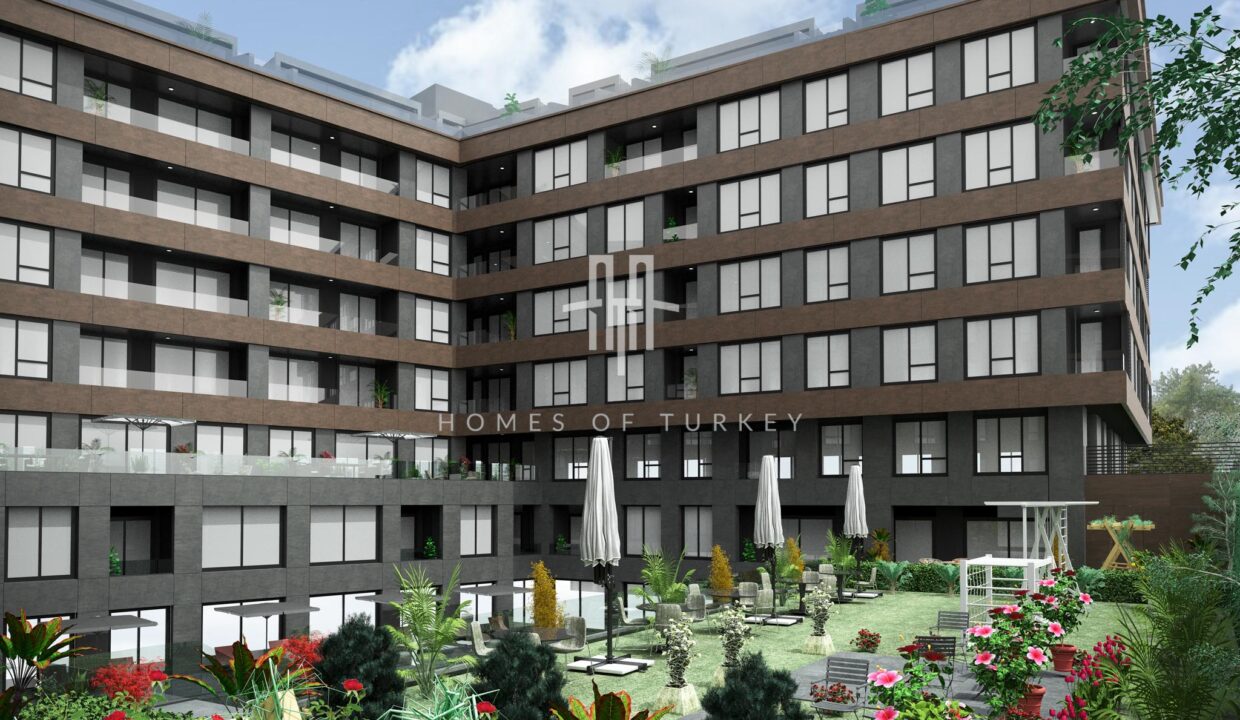 Ready for Residence Flats for Sale in Installments with Forest Views within a Site in Eyüpsultan 9