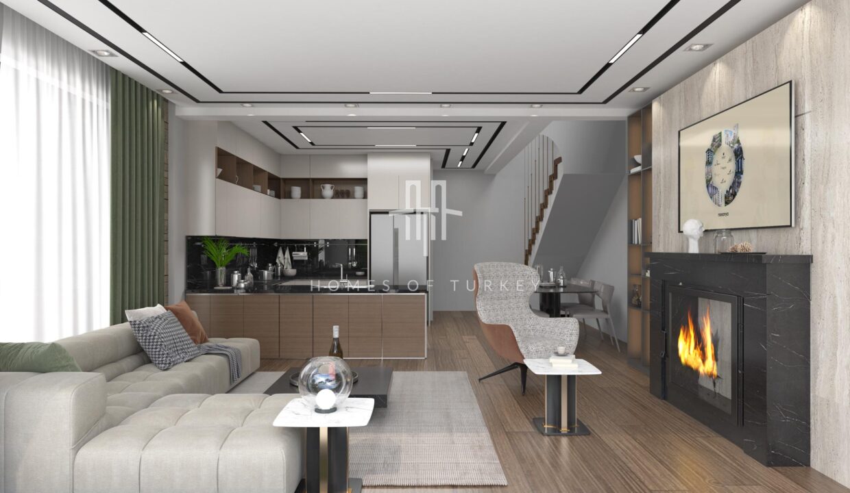 Villas with Private Gardens for Sale in Installments in Nature in Sapanca, Sakarya 12