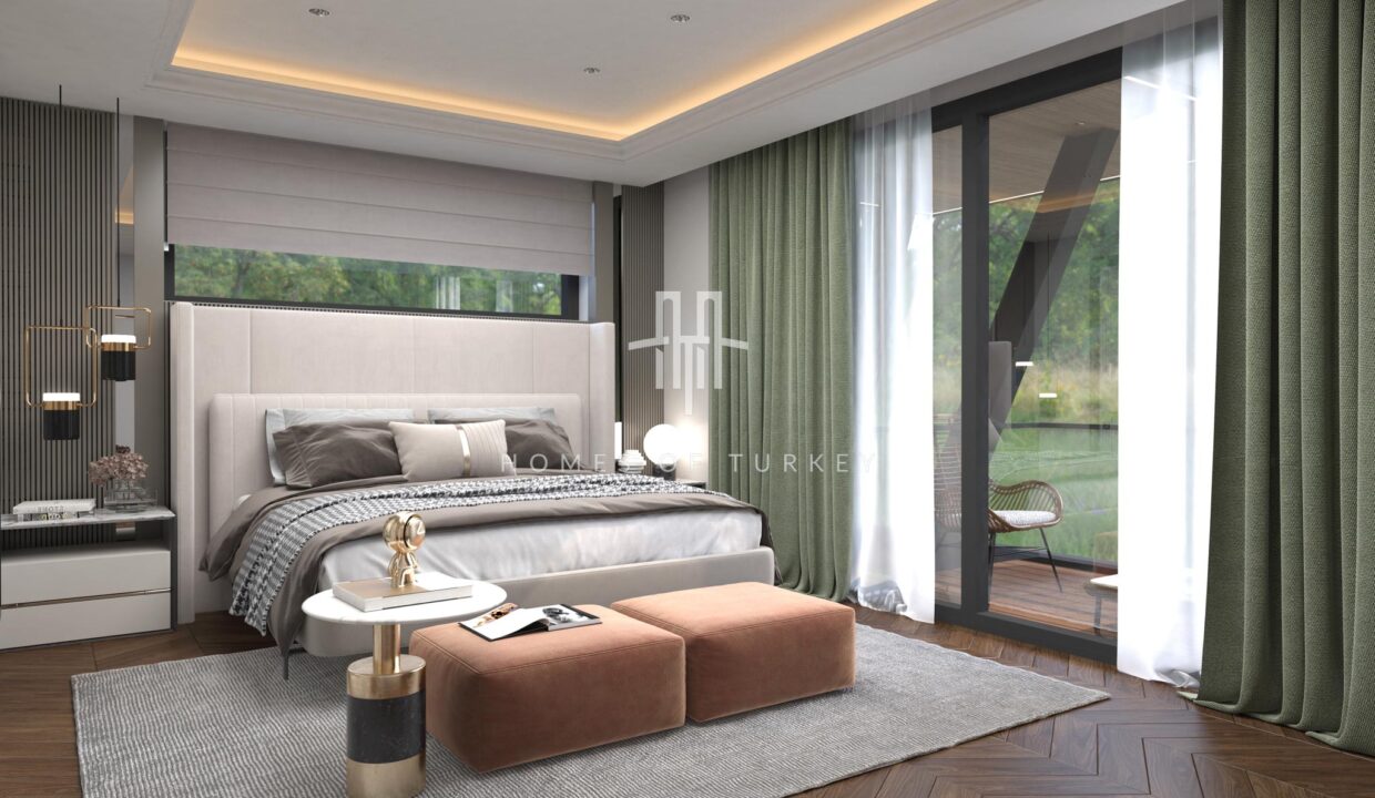 Villas with Private Gardens for Sale in Installments in Nature in Sapanca, Sakarya 15