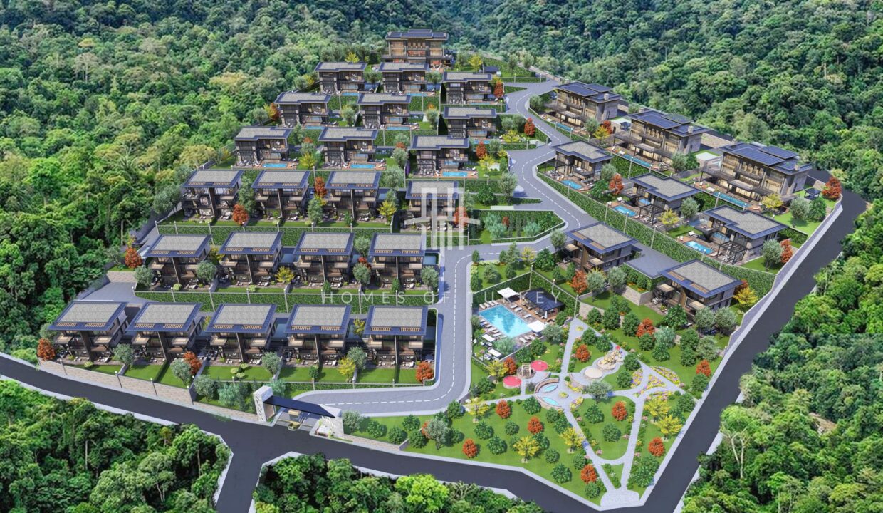 Villas with Private Gardens for Sale in Installments in Nature in Sapanca, Sakarya 19