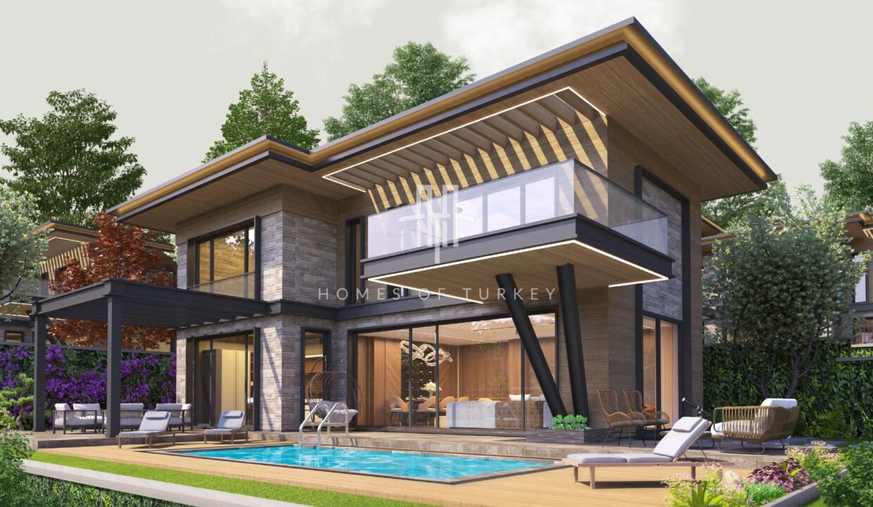 Villas with Private Gardens for Sale in Installments in Nature in Sapanca, Sakarya 4
