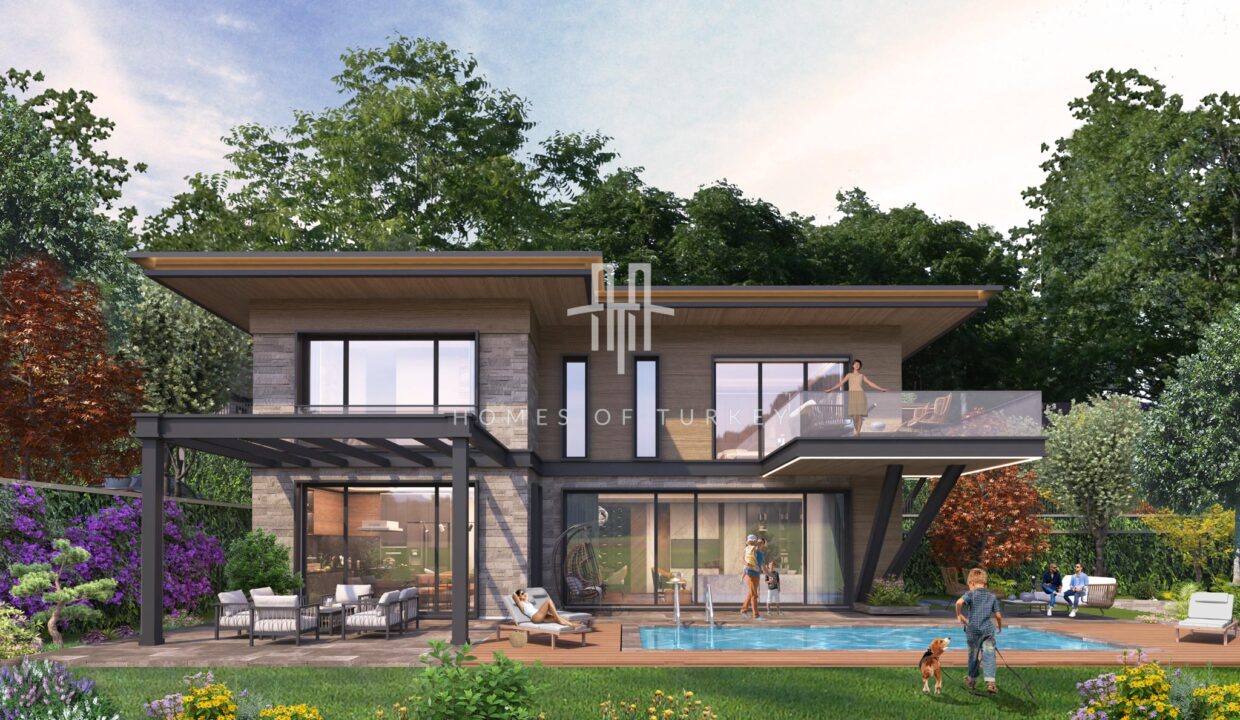 Villas with Private Gardens for Sale in Installments in Nature in Sapanca, Sakarya 5