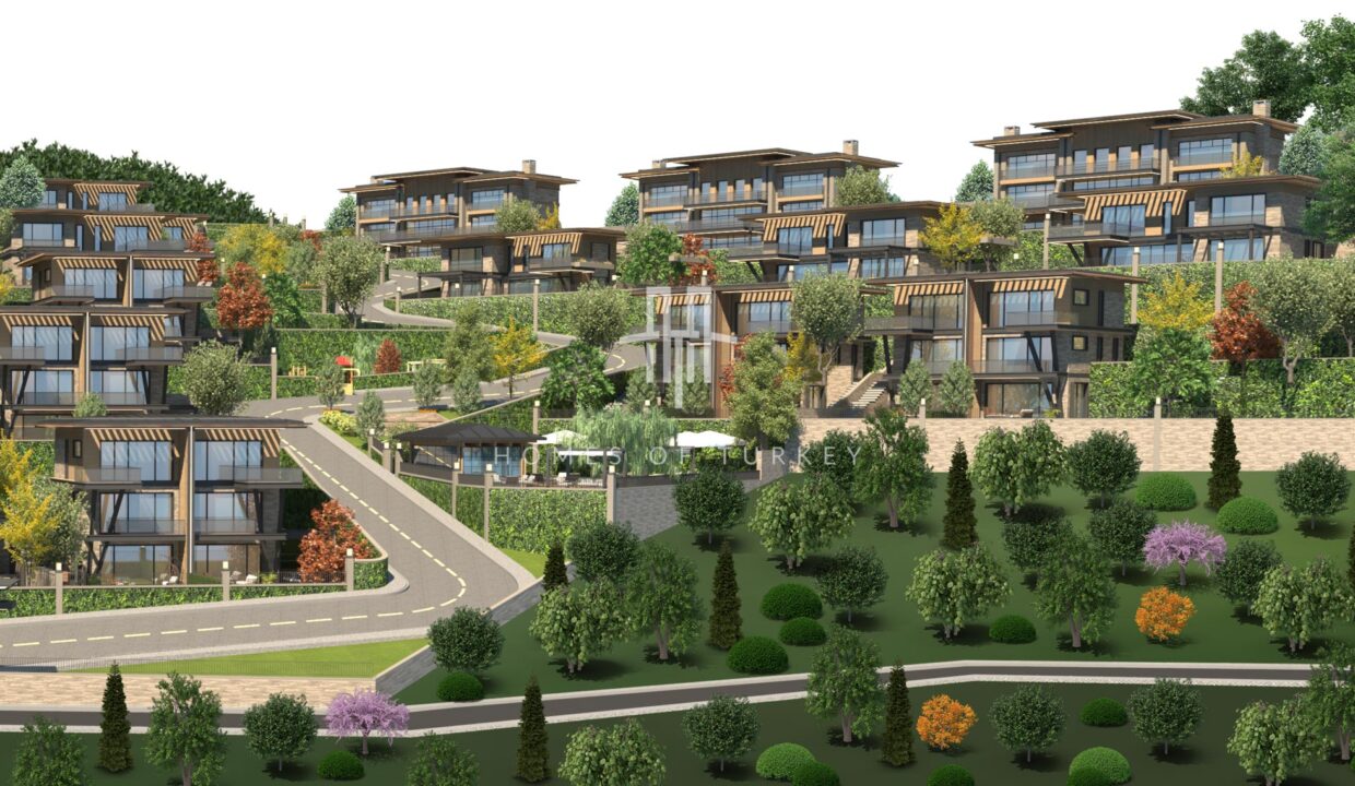 Villas with Private Gardens for Sale in Installments in Nature in Sapanca, Sakarya 7