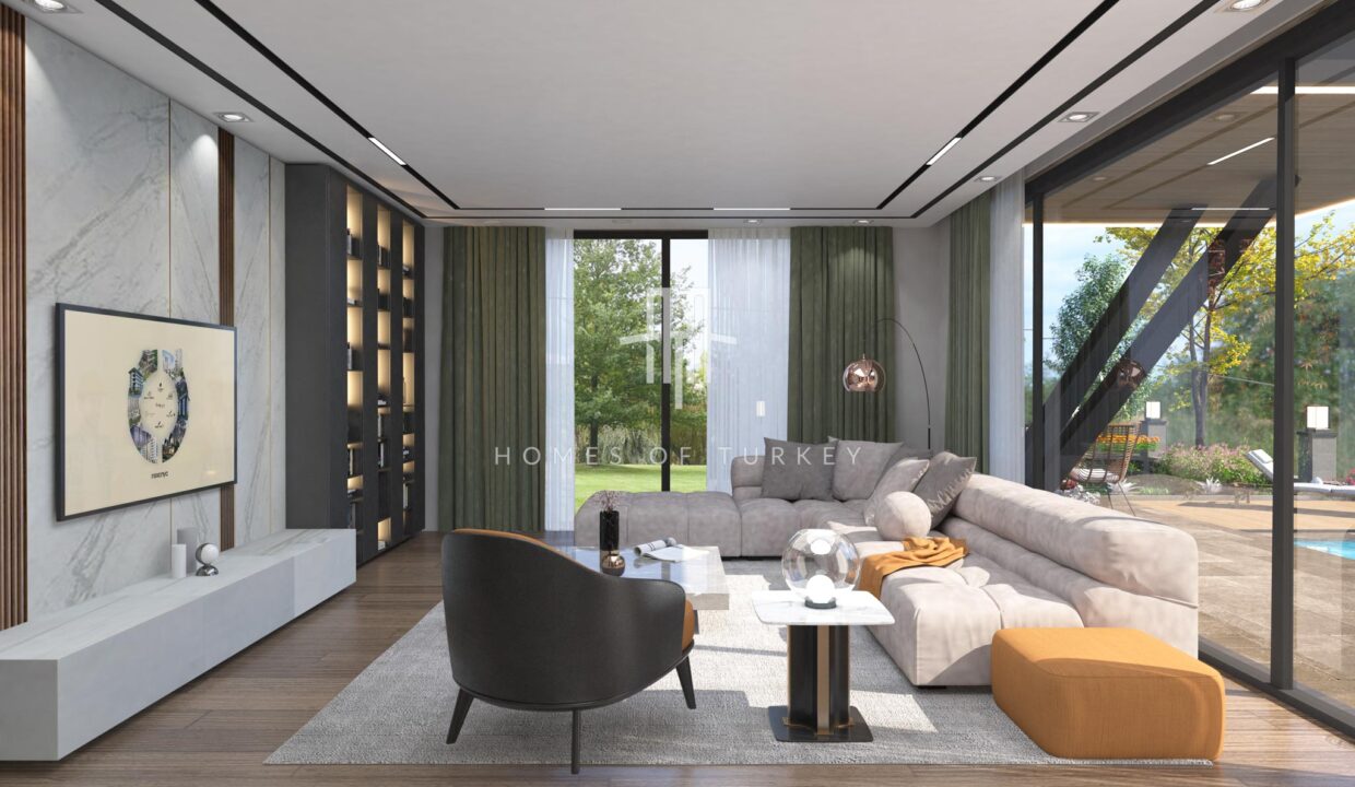Villas with Private Gardens for Sale in Installments in Nature in Sapanca, Sakarya 9