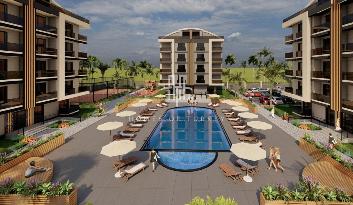 Apartment for Sale in Antalya Döşemealtı Luxury Complex with Launch Price Instalment Payment 5,