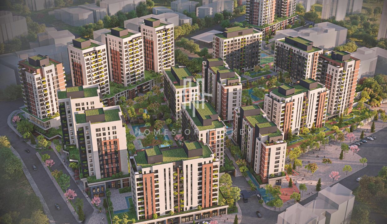 Modern Flats for Sale Next to the Metro Station in the Branded Housing Project in Bağcılar 10