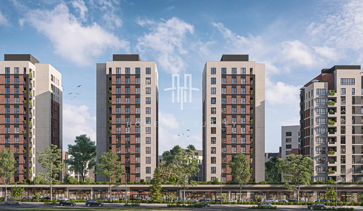 Modern Flats for Sale Next to the Metro Station in the Branded Housing Project in Bağcılar 3