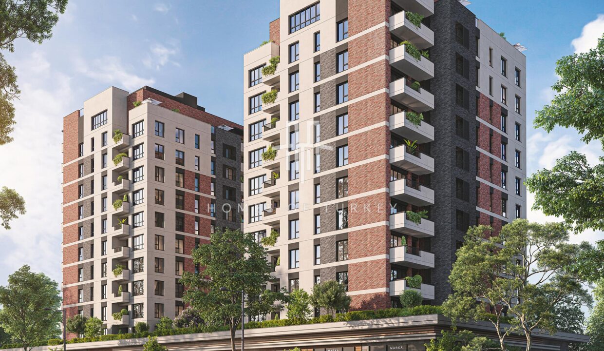 Modern Flats for Sale Next to the Metro Station in the Branded Housing Project in Bağcılar 5
