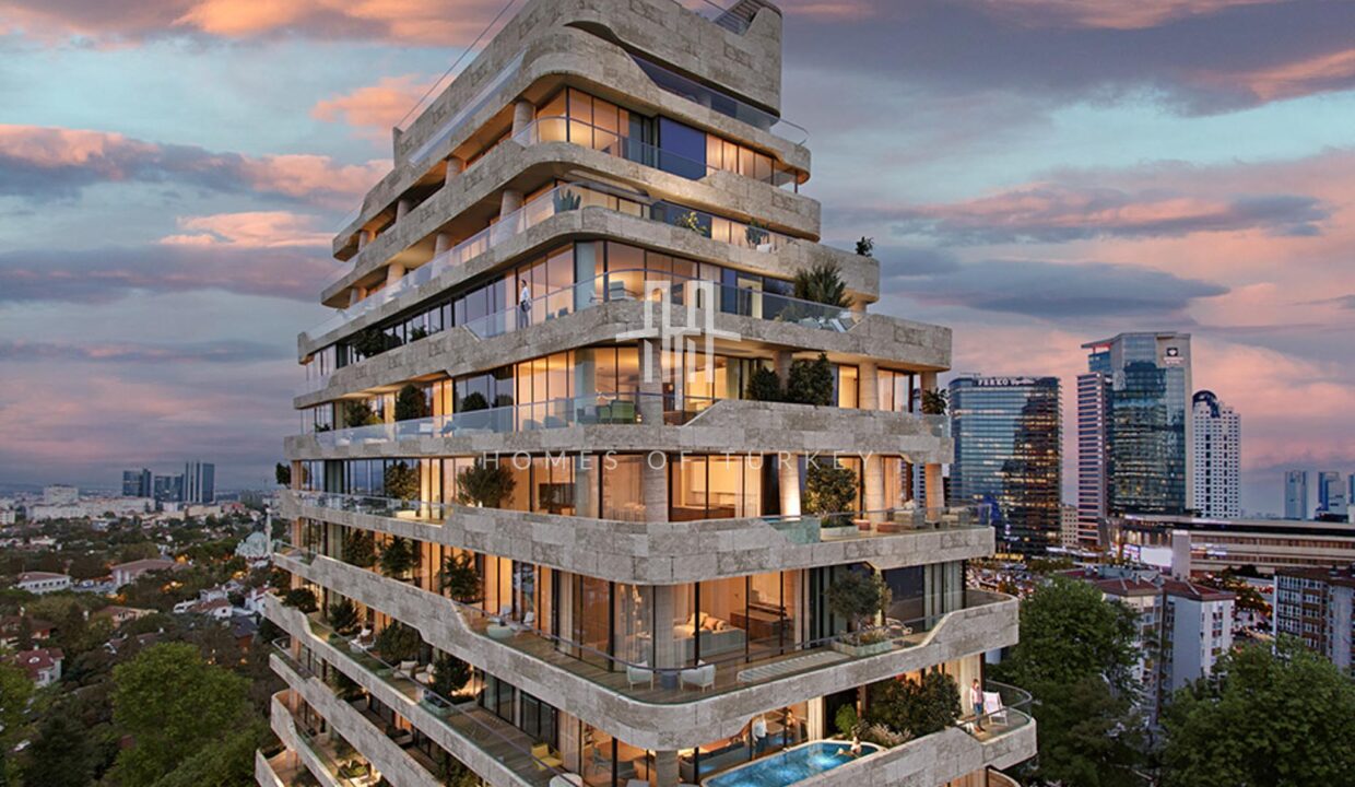 Ultra Luxury Flats for Sale with Detached Pool in Beşiktaş, Levent 1