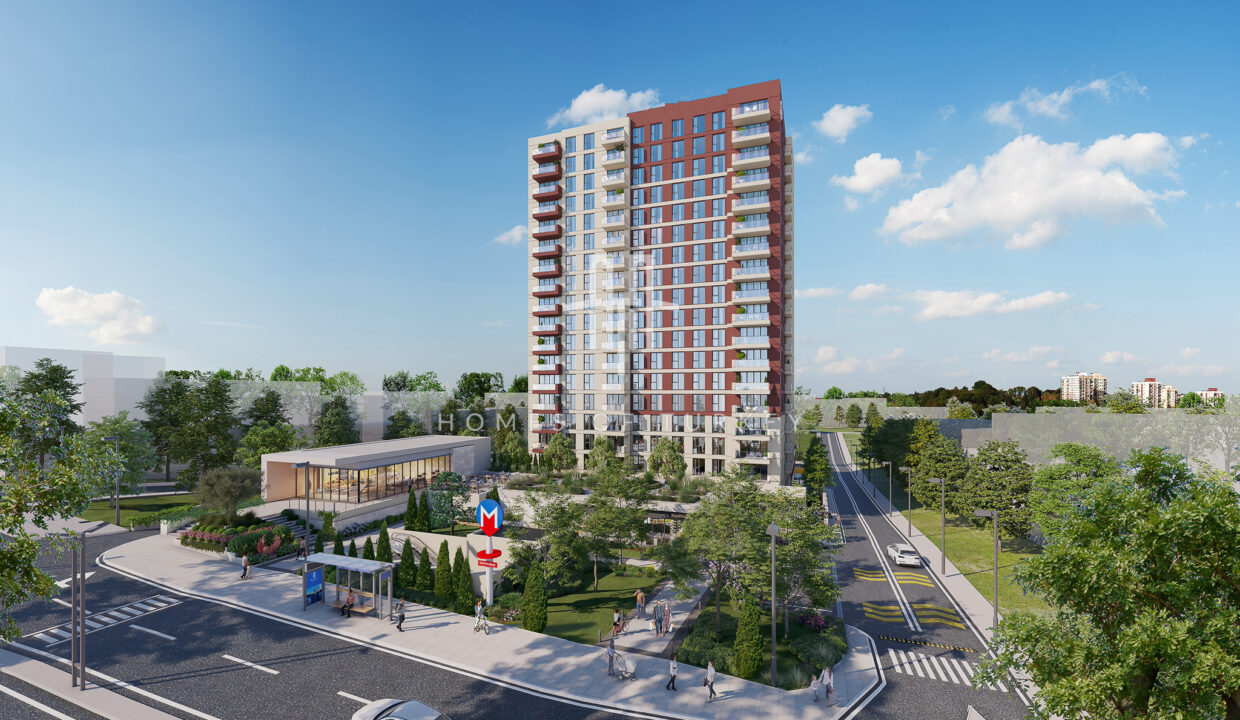 Investment Flats with Installments Next to the Metro Station Close to Basın Ekspres Street 1