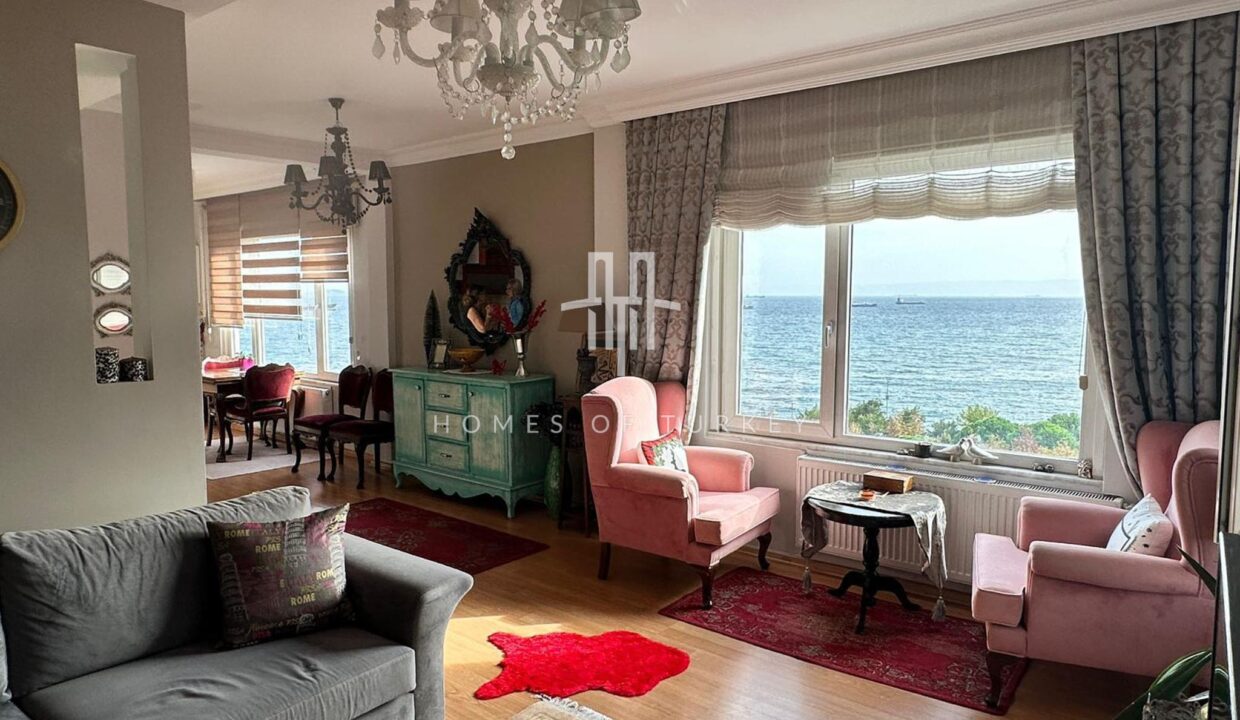 3+1 Duplex Flat with Sea View and Terrace for Sale in Bakırköy 2