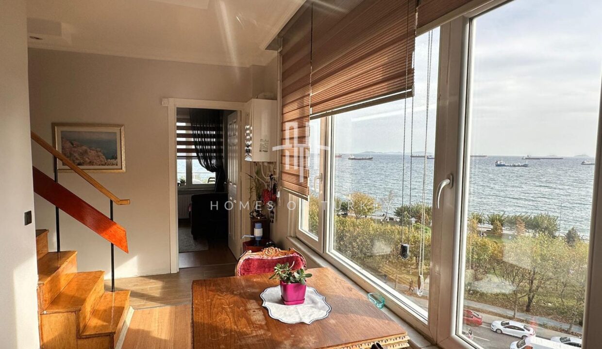 3+1 Duplex Flat with Sea View and Terrace for Sale in Bakırköy 4