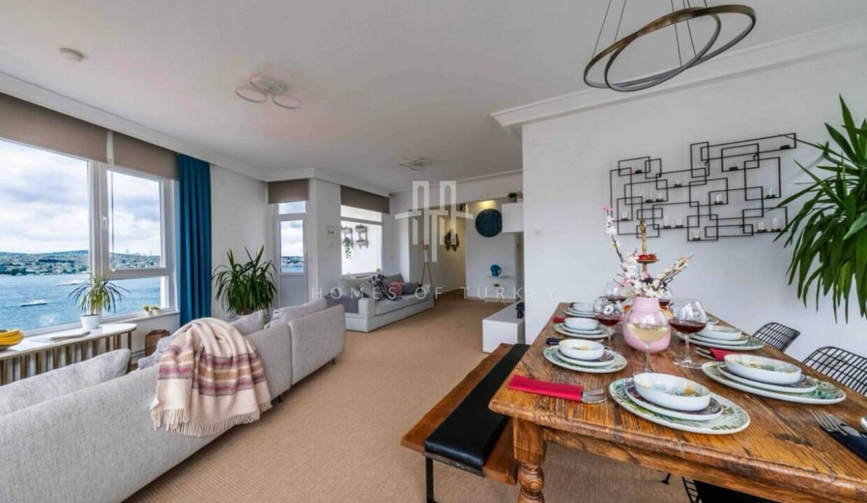 Flat for Sale with Panoramic Sea and Bosphorus View in Beyoglu, Cihangir 11,