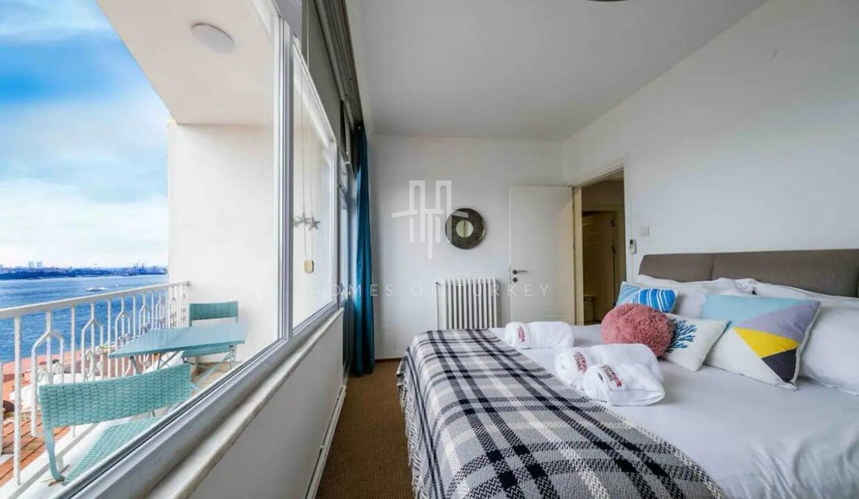 Flat for Sale with Panoramic Sea and Bosphorus View in Beyoglu, Cihangir 15,