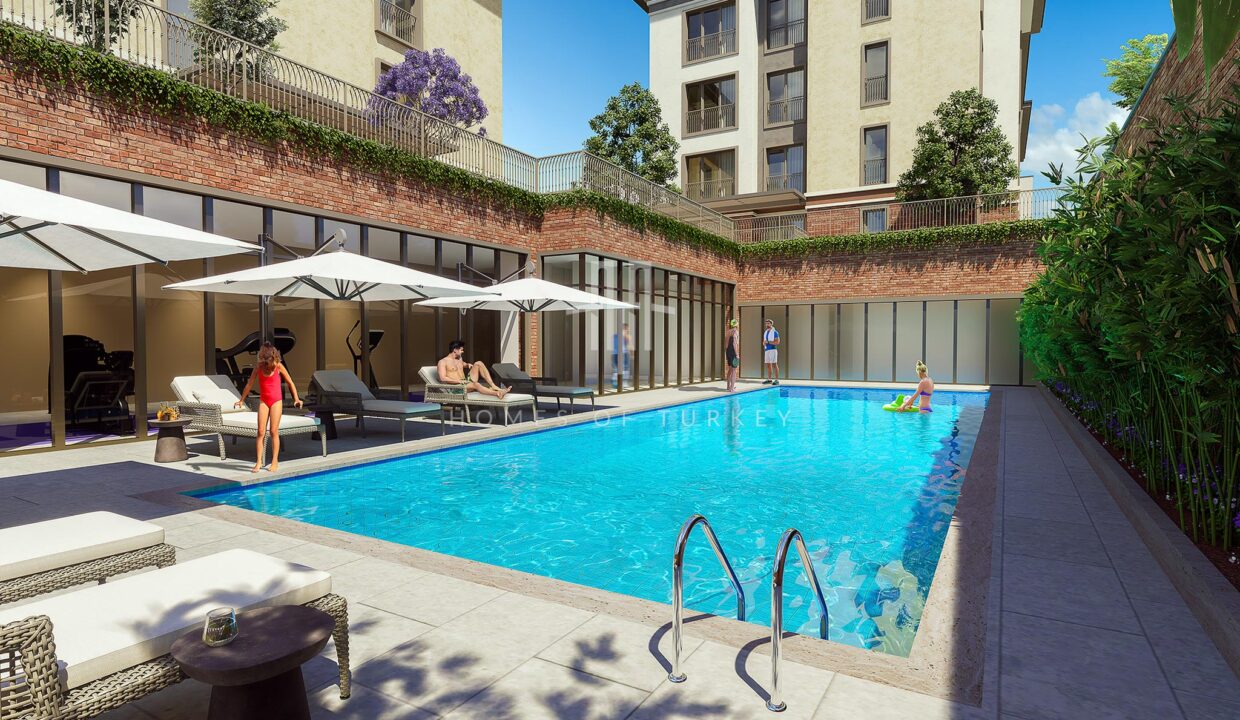 New Flats for Sale in Installments in Eyupsultan, Istanbul, Walking Distance to the Metro 10