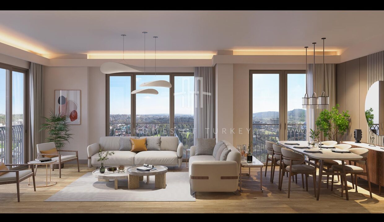 New Flats for Sale in Installments in Eyupsultan, Istanbul, Walking Distance to the Metro 13
