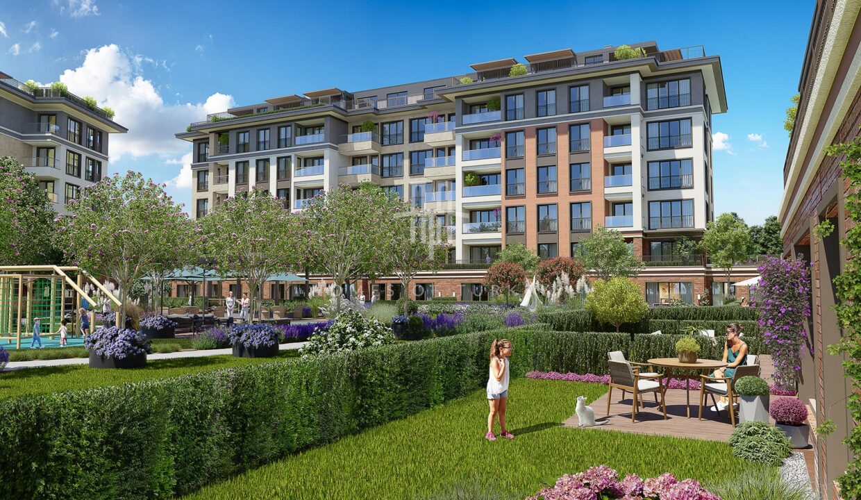 New Flats for Sale in Installments in Eyupsultan, Istanbul, Walking Distance to the Metro 3