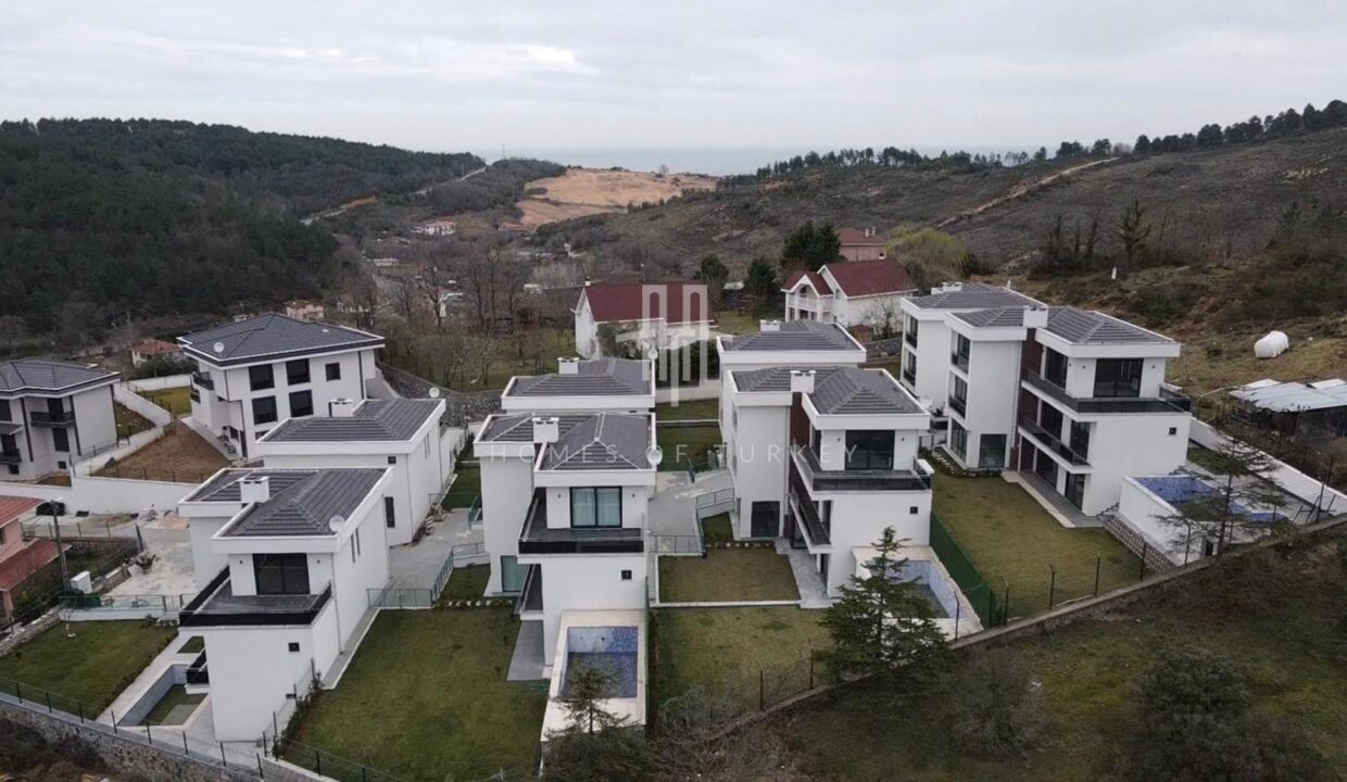 Villas with Nature View and Close to the Beach for Sale in Şile, Istanbul 1