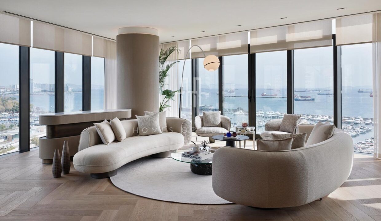 Luxury Modern Flats with Sea View for Sale in Bakırköy, Ataköy Marina 6