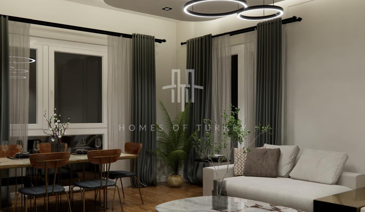Installment Flats with Rich Site Facilities Next to the Metro Station in Eyupsultan 10