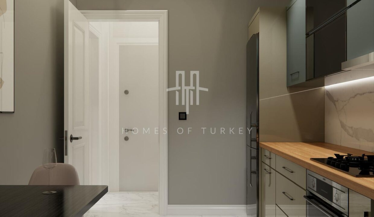 Installment Flats with Rich Site Facilities Next to the Metro Station in Eyupsultan 13