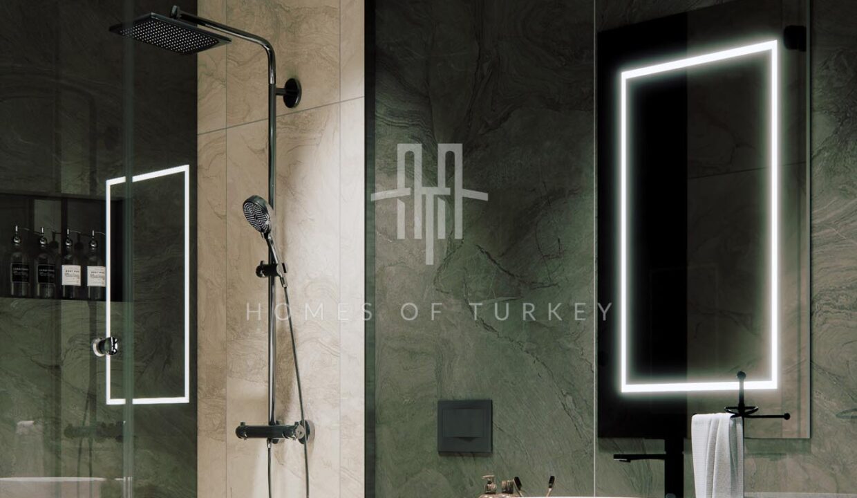 Installment Flats with Rich Site Facilities Next to the Metro Station in Eyupsultan 15
