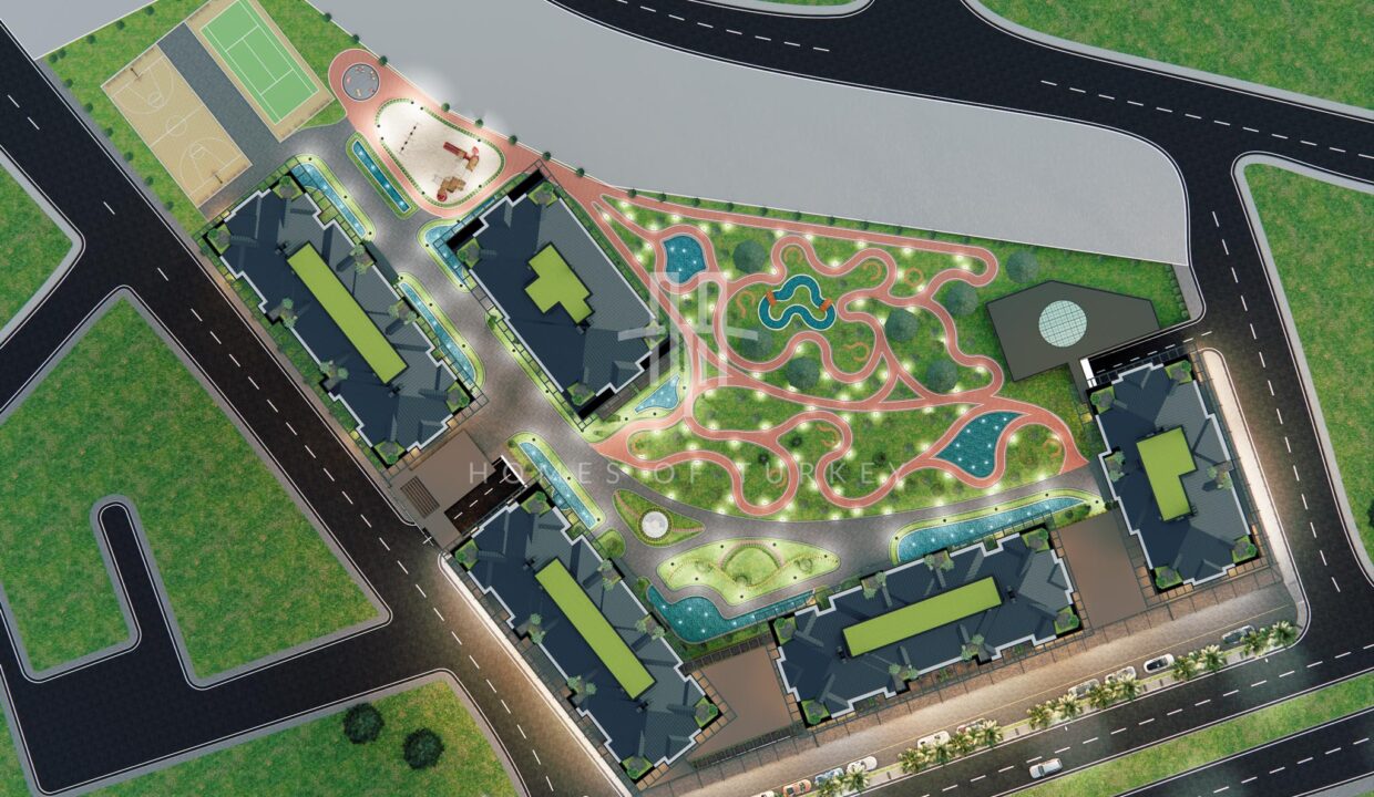 Installment Flats with Rich Site Facilities Next to the Metro Station in Eyupsultan 18