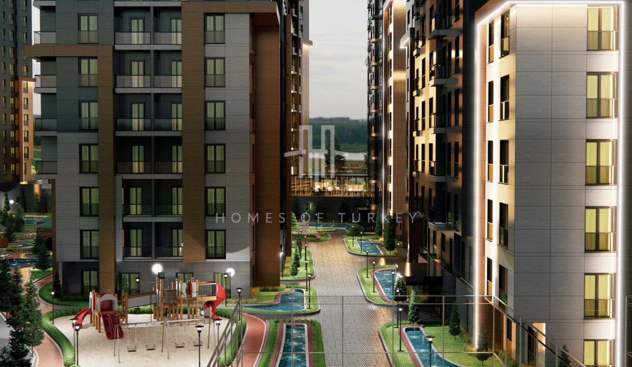 Installment Flats with Rich Site Facilities Next to the Metro Station in Eyupsultan 3