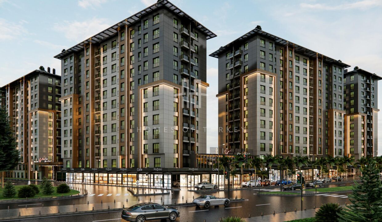 Installment Flats with Rich Site Facilities Next to the Metro Station in Eyupsultan 4