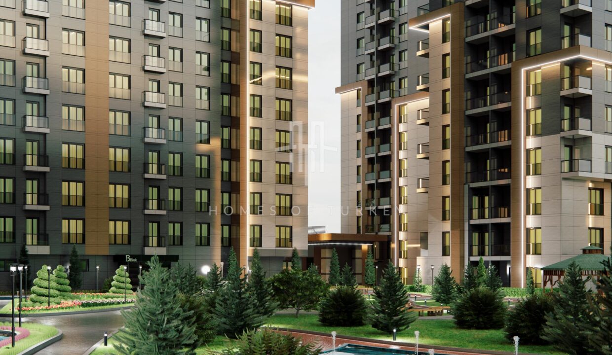 Installment Flats with Rich Site Facilities Next to the Metro Station in Eyupsultan 6