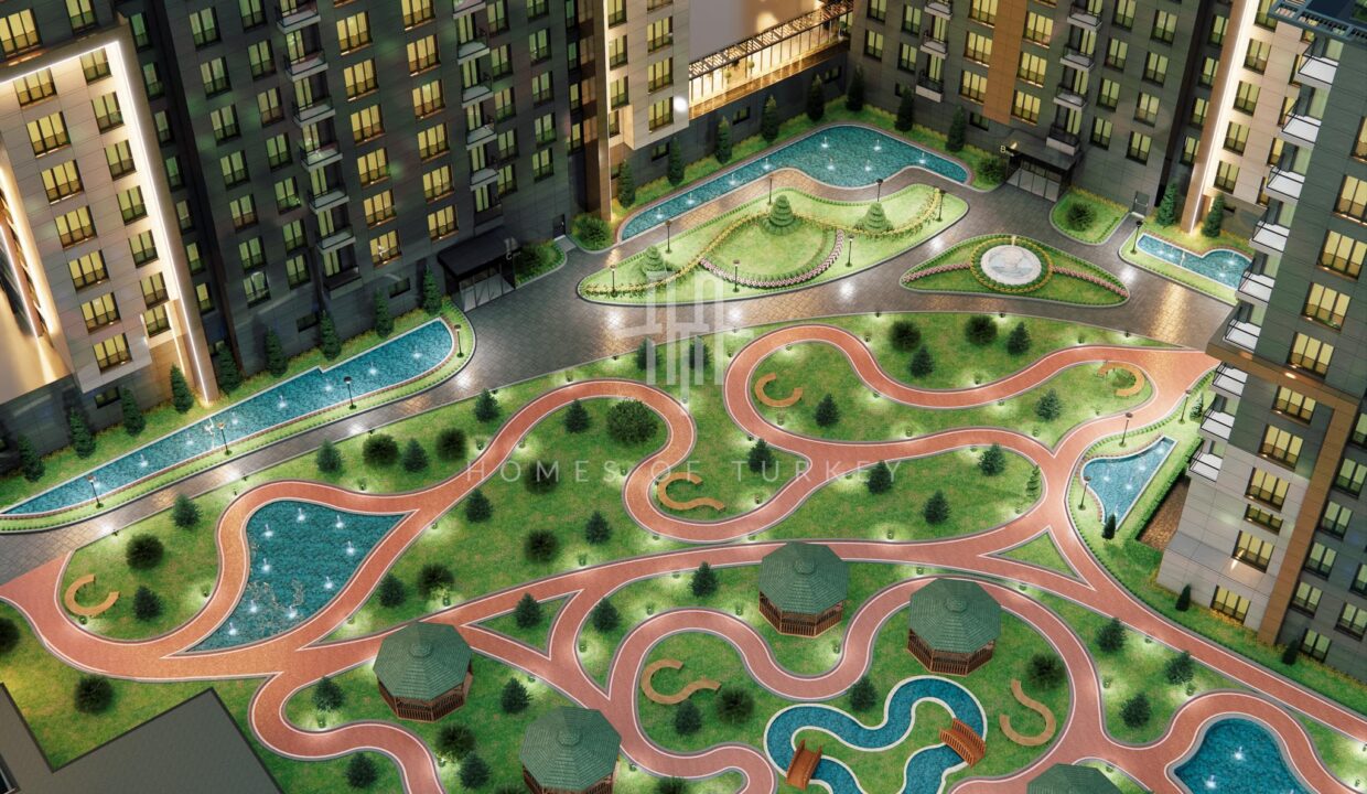 Installment Flats with Rich Site Facilities Next to the Metro Station in Eyupsultan 7