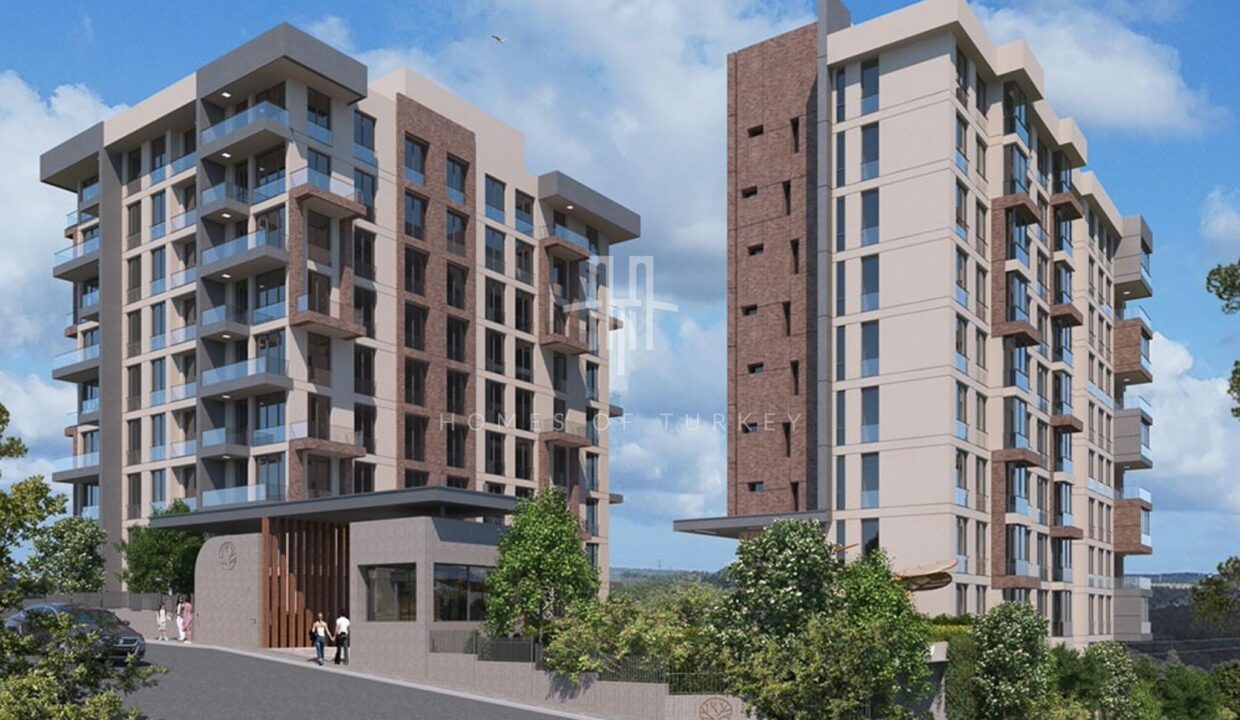 Modern Apartments for Sale in Kagithane with Forest Views and Neighborhood to Vadi Istanbul 3