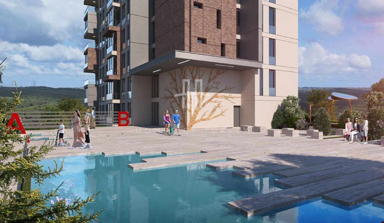 Modern Apartments for Sale in Kagithane with Forest Views and Neighborhood to Vadi Istanbul 7