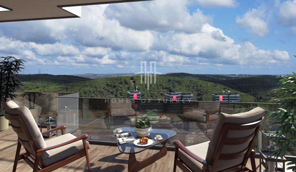Modern Apartments for Sale in Kagithane with Forest Views and Neighborhood to Vadi Istanbul 8