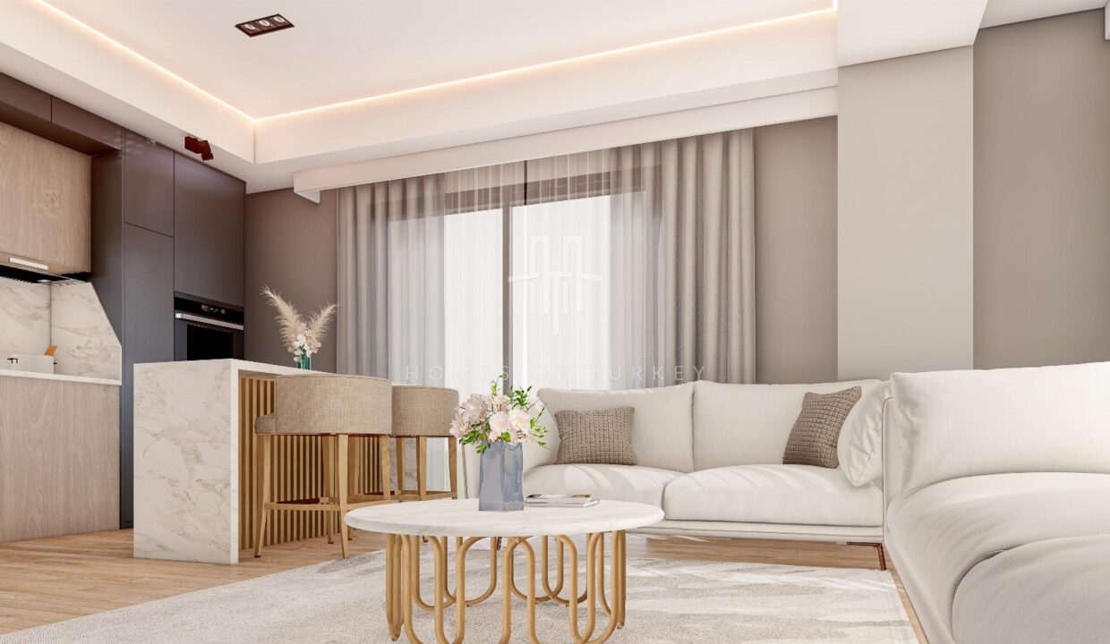 Affordable Apartments for Sale in a Complex with a Pool in Kağıthane, Istanbul 15