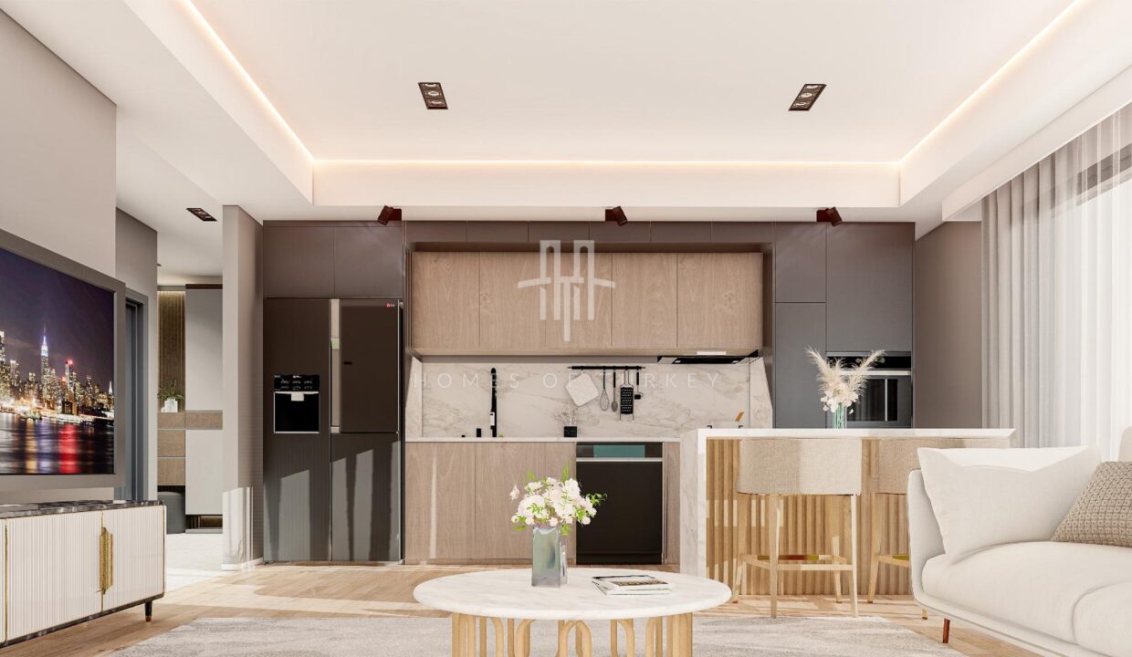 Affordable Apartments for Sale in a Complex with a Pool in Kağıthane, Istanbul 16
