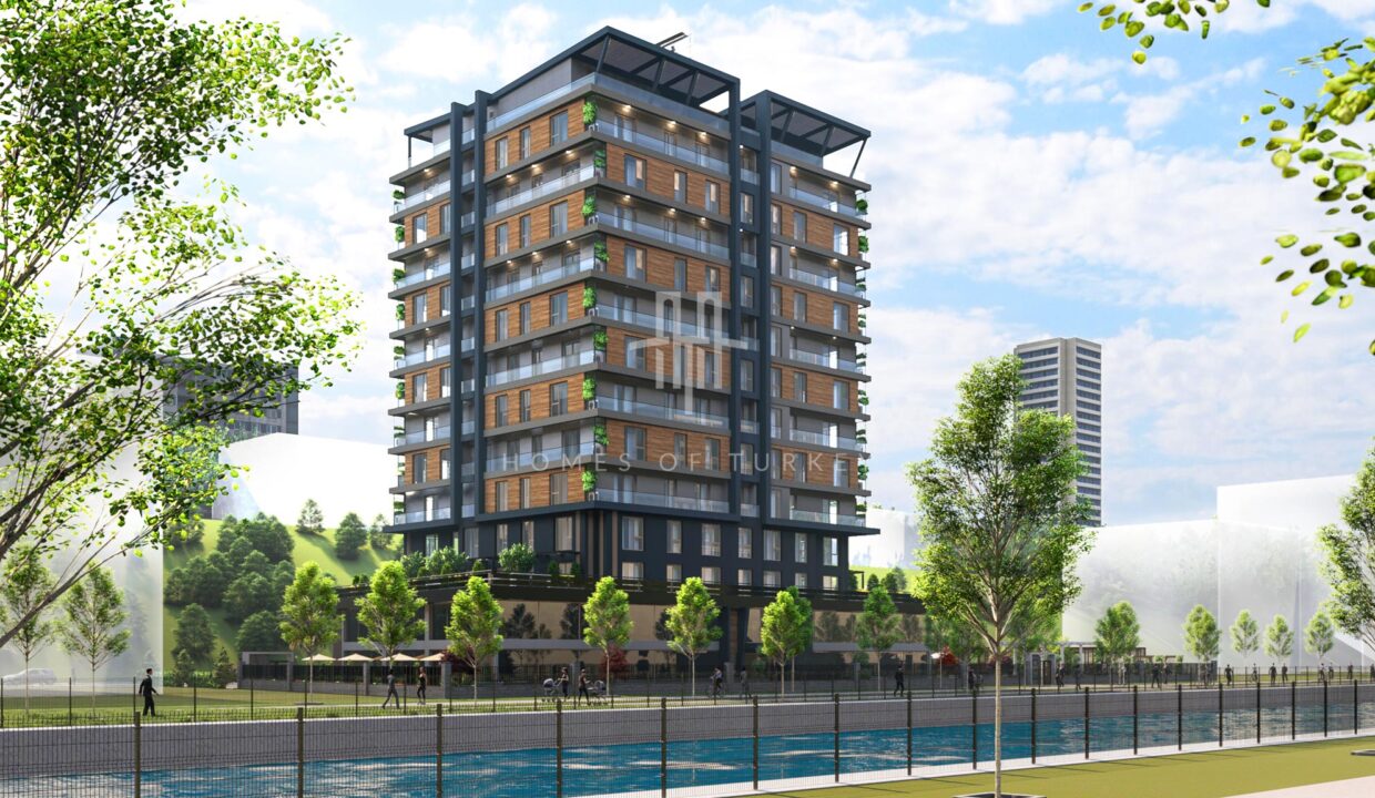 Affordable Apartments for Sale in a Complex with a Pool in Kağıthane, Istanbul 2