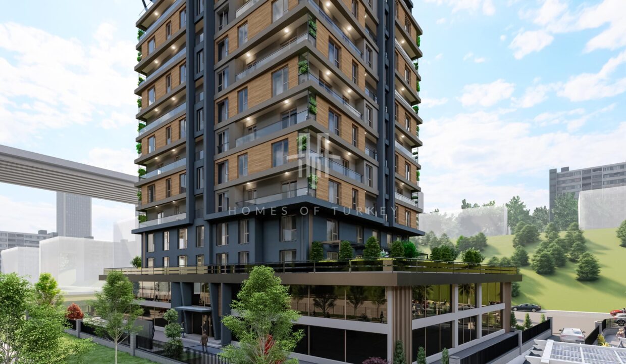 Affordable Apartments for Sale in a Complex with a Pool in Kağıthane, Istanbul 7,,