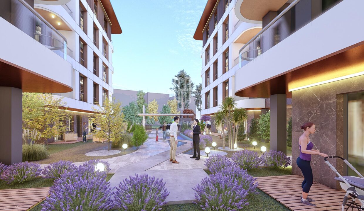 Apartments for Sale in Bahçelievler, Istanbul, Next to Transportation Networks in a Family Concept Project 4