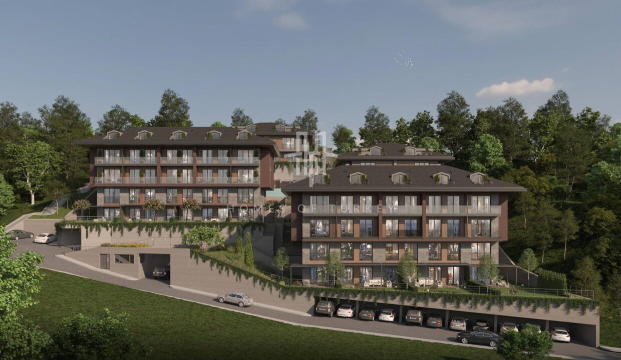 Modern Apartments for Sale Neighboring Nature in Sariyer, Istanbul 1