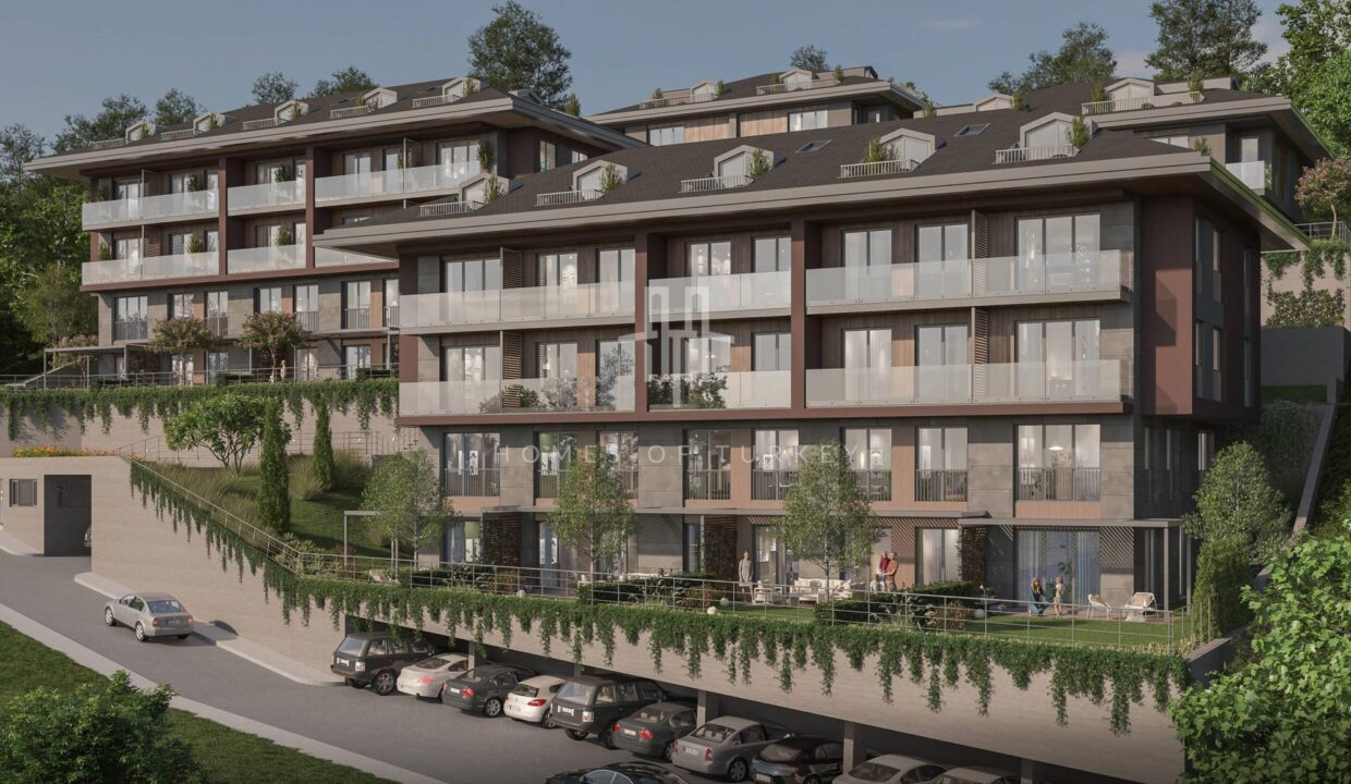 Modern Apartments for Sale Neighboring Nature in Sariyer, Istanbul 3,