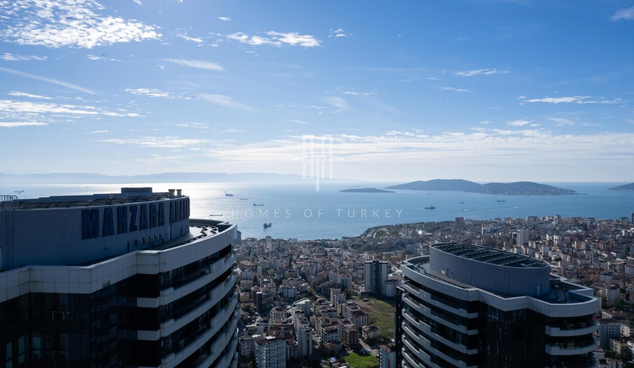 Modern Apartments for Sale with Sea and Island Views in Kartal, Istanbul 11
