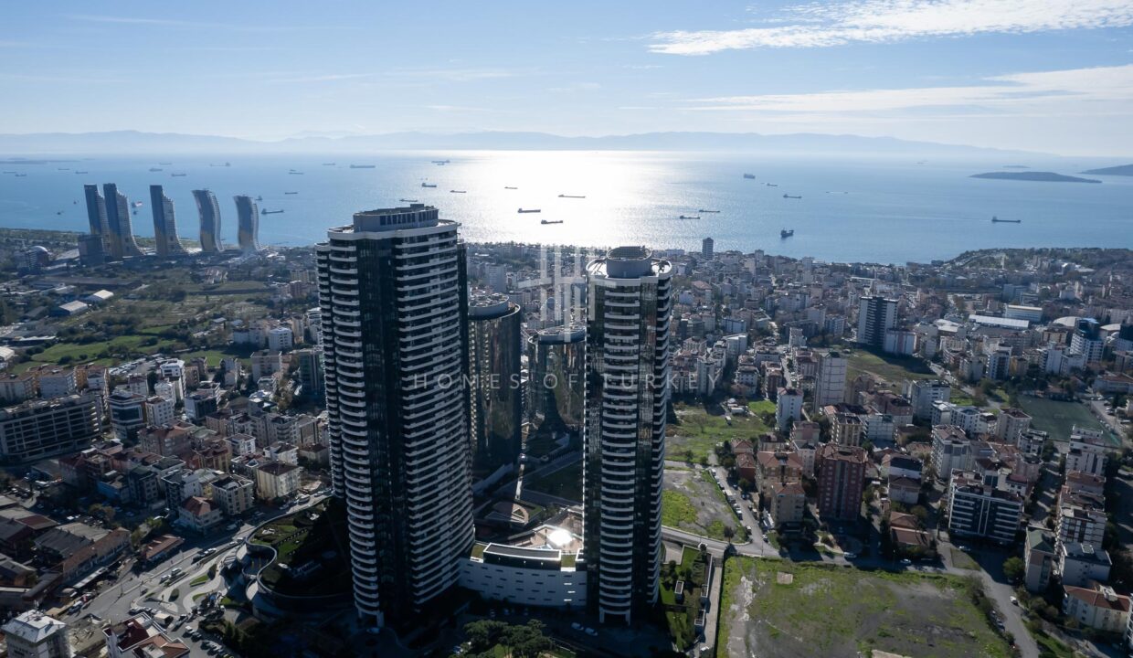 Modern Apartments for Sale with Sea and Island Views in Kartal, Istanbul 3,