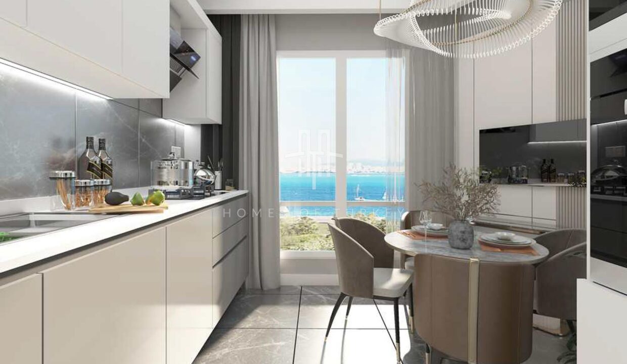 Sea View Apartments in Zeytinburnu, Near Fişekhane, and Marmaray Station 12