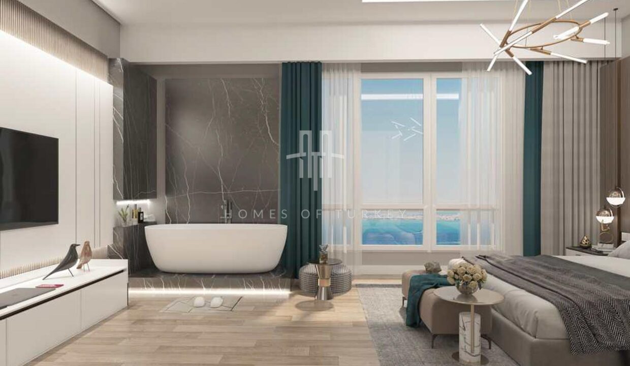 Sea View Apartments in Zeytinburnu, Near Fişekhane, and Marmaray Station 16