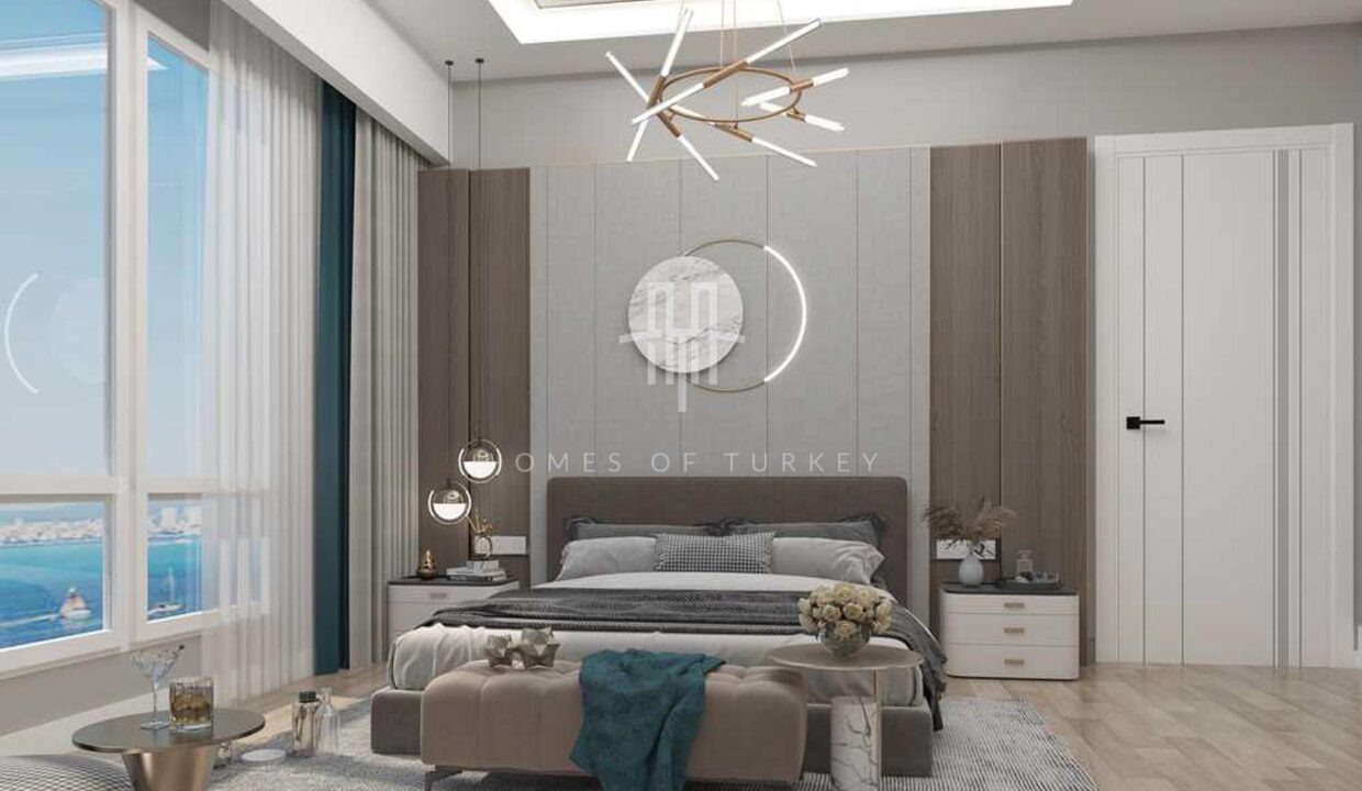 Sea View Apartments in Zeytinburnu, Near Fişekhane, and Marmaray Station 17